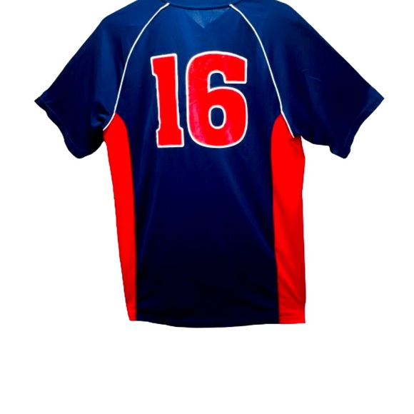 ATLANTA BRAVES #16 Classic Screaming Indian Logo Baseball Shirt Size Med… - Picture 3 of 14